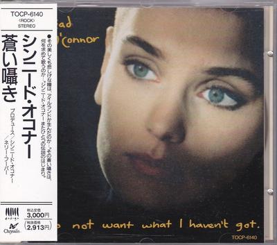 CD SINEAD O'CONNOR - Blue Whisper TOCP6140 Chrysalis, Ensi 1990 Japan Rock Used