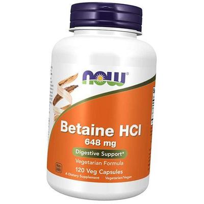 Betaine Hydrochloride, Betaine HCl, 120vegcaps (72128022)