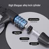 Deli 4-Digit Password & Key Bike Chain Lock