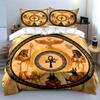 Ancient Egyptian Decor Set Soft Comfortable Duvet Cover Bedding Set Included 1*Duvet Cover & 2*Pillowcases Gift