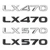 For Lexus LX470 LX570 Logo IS300 ES250 ES350 IS250 CT200H GS350 NX200T Car Rear Trunk Emblem Badge Sticker Auto Accessories ABS