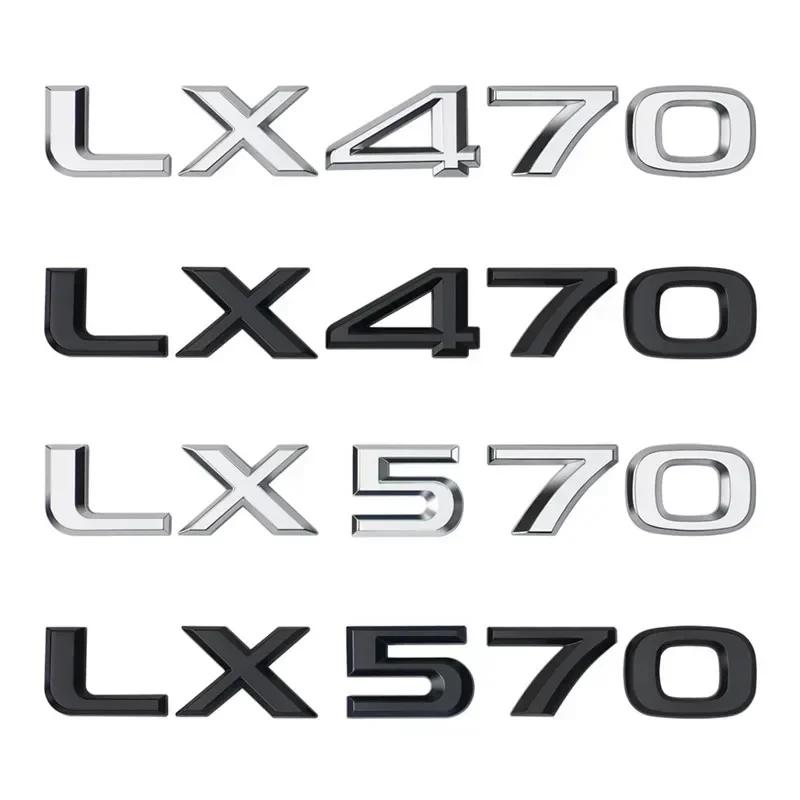 For Lexus LX470 LX570 Logo IS300 ES250 ES350 IS250 CT200H GS350 NX200T Car Rear Trunk Emblem Badge Sticker Auto Accessories ABS