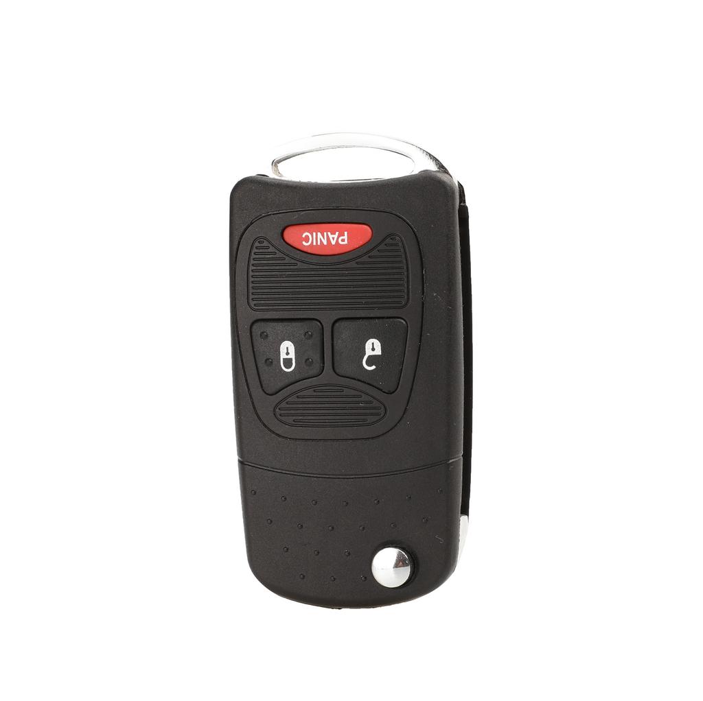 Jingyuqin Entry 2/3/4/6 Button Flip Folding Remote Car Key Case Shell For Chrysler Town Country Dodge Grand Caravan Jeep