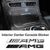 MAYBACH 4MATIC AMG TURBO Letter Emblem Badge Interior Center Console Logo Car Styling Accessory 3D Sticker For Mercedes Benz gfu1