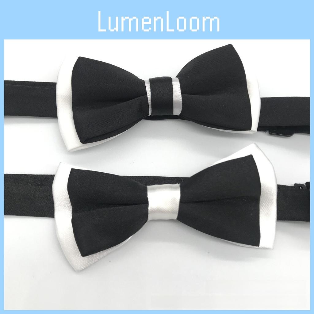 Childrens Double Layer Bicolor Bow Tie With Classic Style For Kids Formal Events