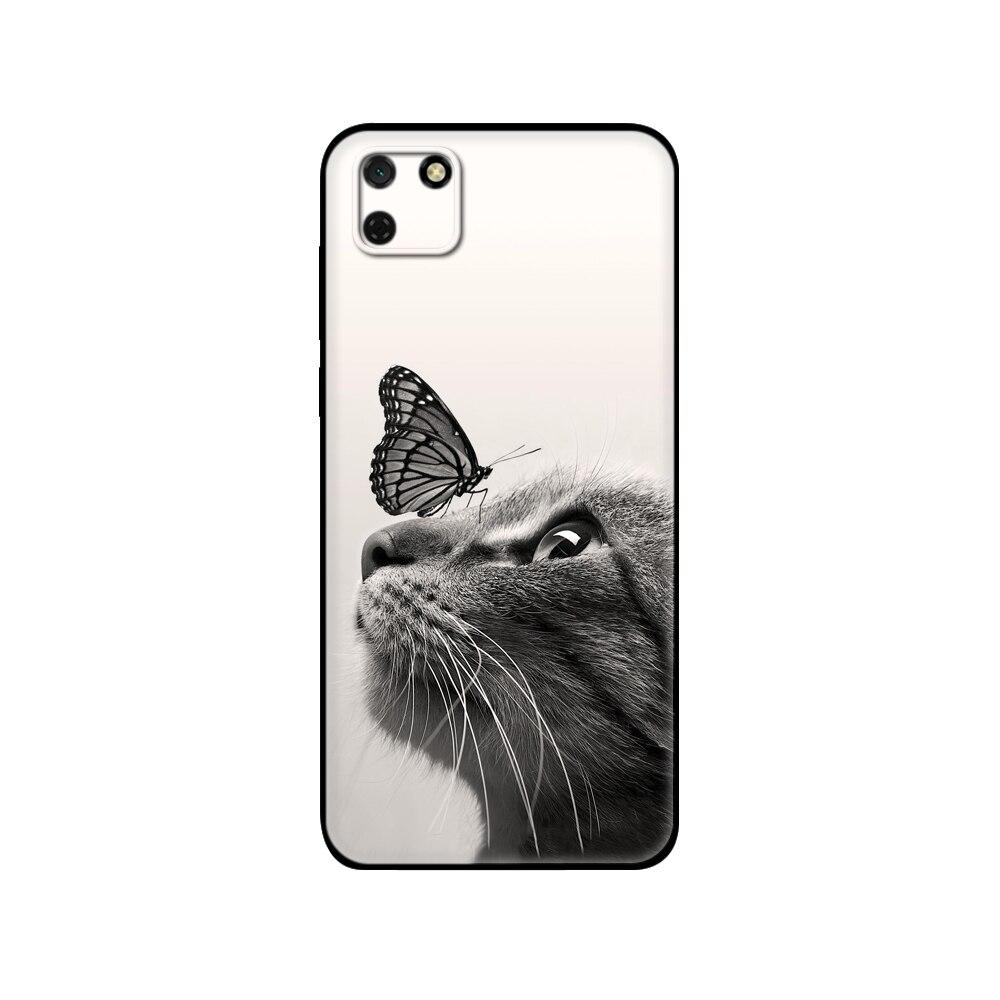 For HONOR 9S Case 5.45" Soft Silicon Tpu Phone Cover On Huawei Honor 9S 9 S DUA-LX9 Back Funda Black Tpu Case