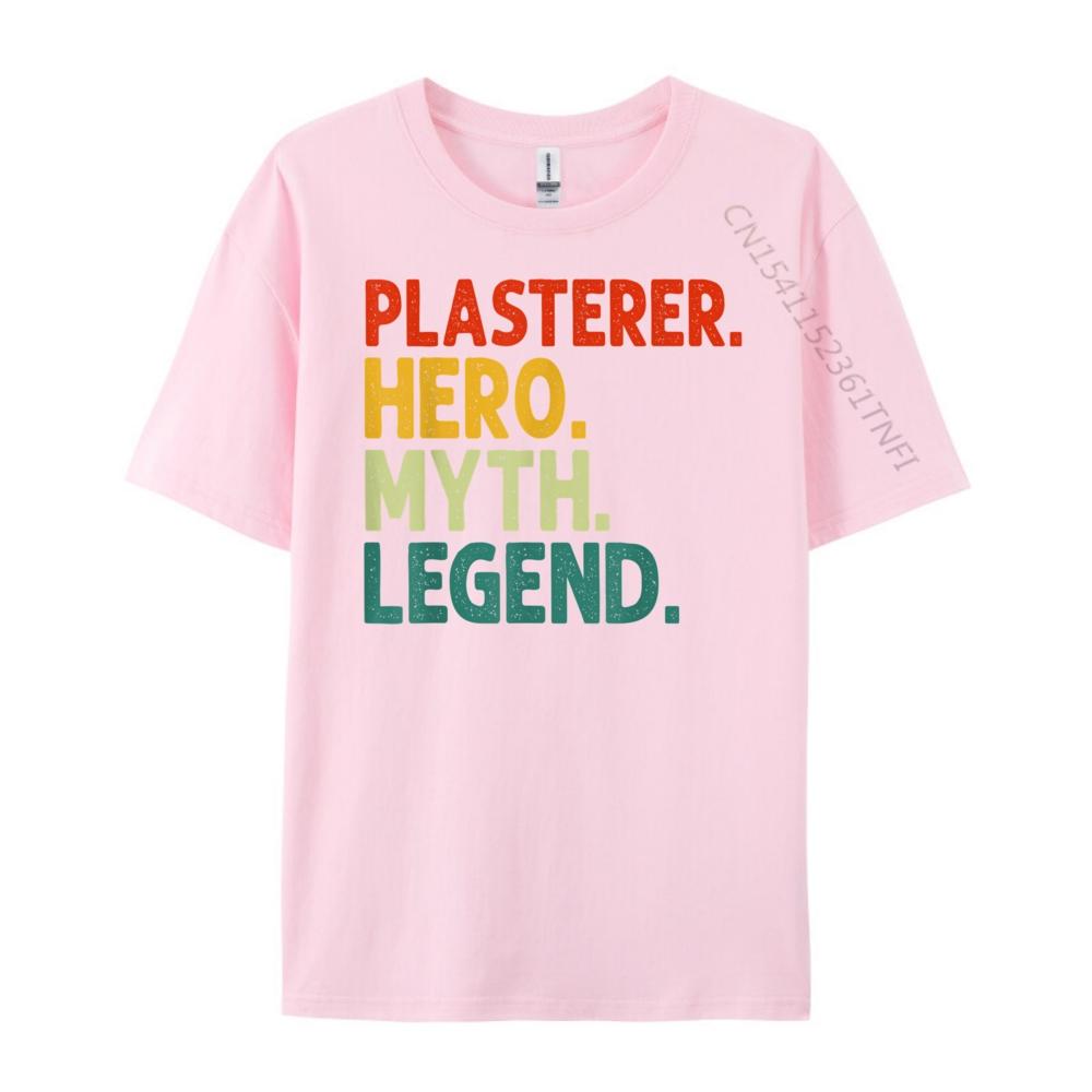 Funny Plasterer Wholesale Tshirts 100 Pcs Vintage Street Mens Clothing High Quality Men's T-Shirt T Shirt for Men Classic