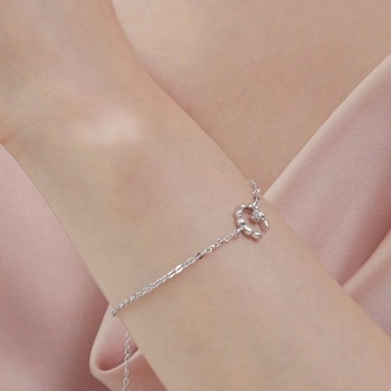 BELLOOGGI Gray Rough Diamond Bracelet