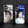 Korean Singer IU Beautiful Phone Case IMD Colorful Case Silver for Samsung Galaxy S25 S24 S23 S22 S21S20 Plus Ultra