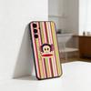 Cute Fun American Brand P-Paul Frank Phone Case For Samsung S25,S24,S21,S22,S23,S30,Ultra,S20,Plus,Fe,Lite Black Shell