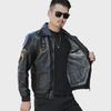 2023 Men's Plush Warm Leather Motorcycle Jacket - Autumn & Winter Korean Style