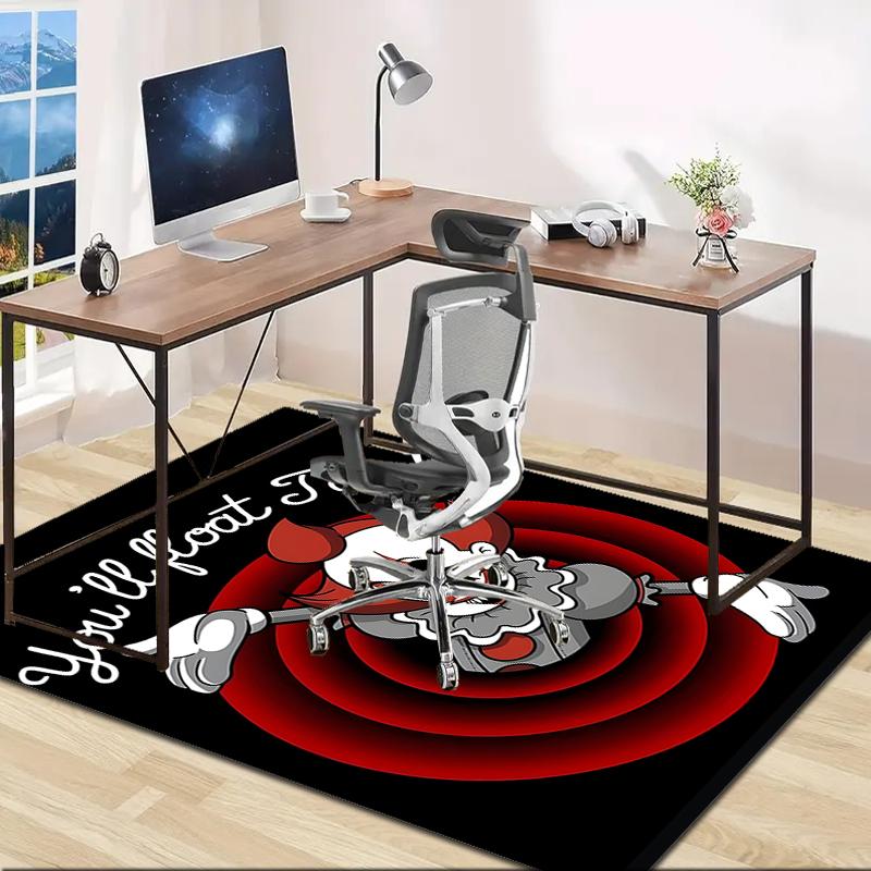 1pc Pennywise1 Design Area Rug - Non-Slip, Soft & Cozy Floor Mat for Living Room, Bedroom, Office - Indoor/Outdoor Decorative Carpet