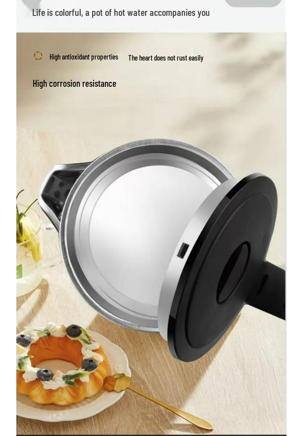 Smart Thermostatic Stainless Steel Electric Kettle for Boiling and Warming