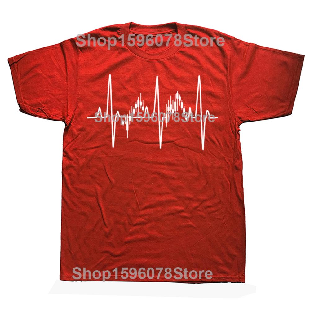 Funny TRADING IS MY CARDIO T Shirts Cotton Short Sleeve Birthday Gifts Mens Clothing Fashion Casual Loose Oversized T Shirt