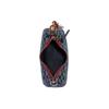 Coach Kleo 21 Classic Monogram Fabric Fringe Decoration Half Moon Bag Women Handbags Denim-Blue C8163-IMDEI