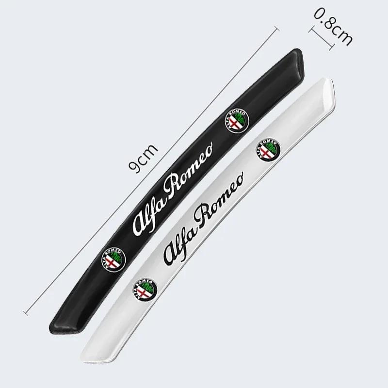 4Pcs Car Styling Wheel Rim Aluminum Logo Sticker Wheel Hub Decals For Alfa Romeo Giulia Stelvio Giulietta 159 147 156 166