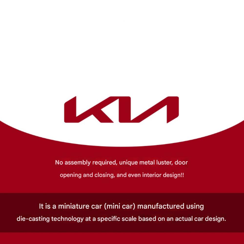 Kia 3-Piece Set Minicar Diecast Pullback Toy