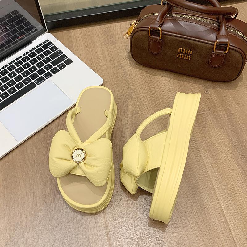 Fashion Slippers Casual Summer Women's Shoes Platform Pantofle Slides Luxury Soft 2025 Leisure Fashion Shoes Woman 2025 Female Slippers