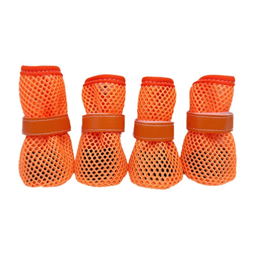 Soft Sole Dog Mesh Shoes Non-Slip Dog Shoe Cover Fashion Dog Net Shoes Paw Protection
