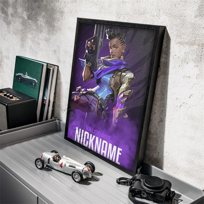 Game Valorant Character Nicknname Picture For Room Living Wall Art Home Decor Canvas Painting Print Poster Game Enthusiasts Gift