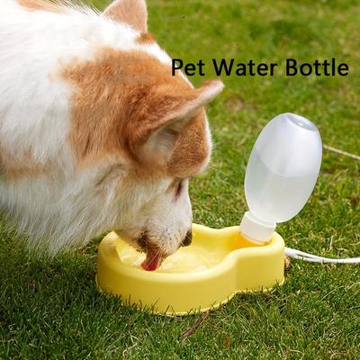 Gamelle d'eau portable pour chien Tasse à eau de voyage portable pour chien et chat Bouteille pour animal de compagnie Fournitures pour chien Tasse pliable portable Bouilloire Taille S/L