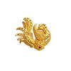 Sturdy & Durable Hollow Phoenix Relief Ring For Women 24K Gold Au999 | Solid Craftsmanship, Not Easy To Deform