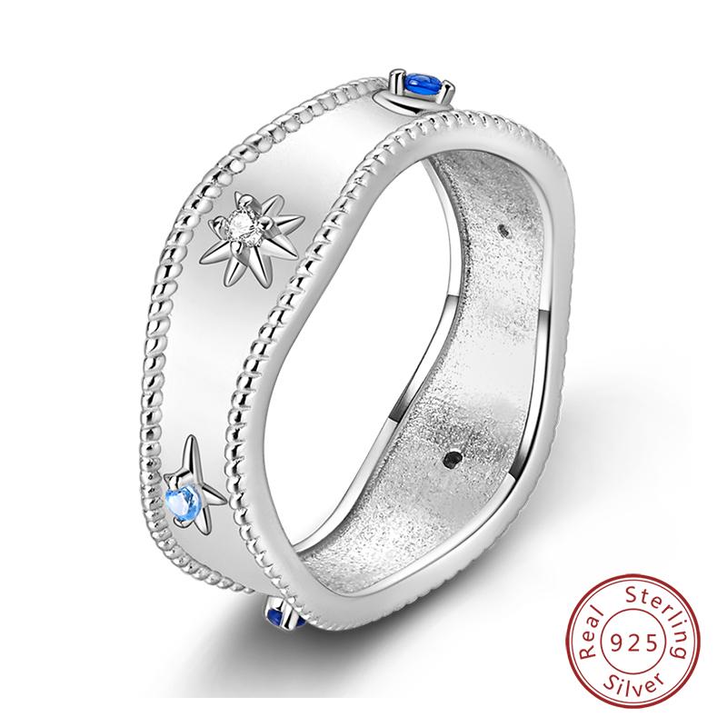 925 Silver Heart Shaped Infinite Minimalist Rings Hollow Celtic Knot Rings For Women Elegant Engagement Wedding Jewelry