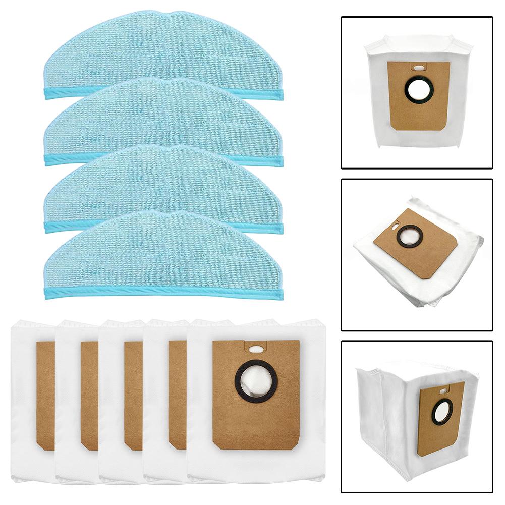 Complete Mop Cloth and Dust Bag Kit for Homerun 7000 XU710001 XU710002 XV147200 Models Dust Control and Floor Cleaning