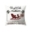 Christmas Theme Decorative Printed Pattern Cushion Cover Home Decoration Living Room Sofa Pillow X