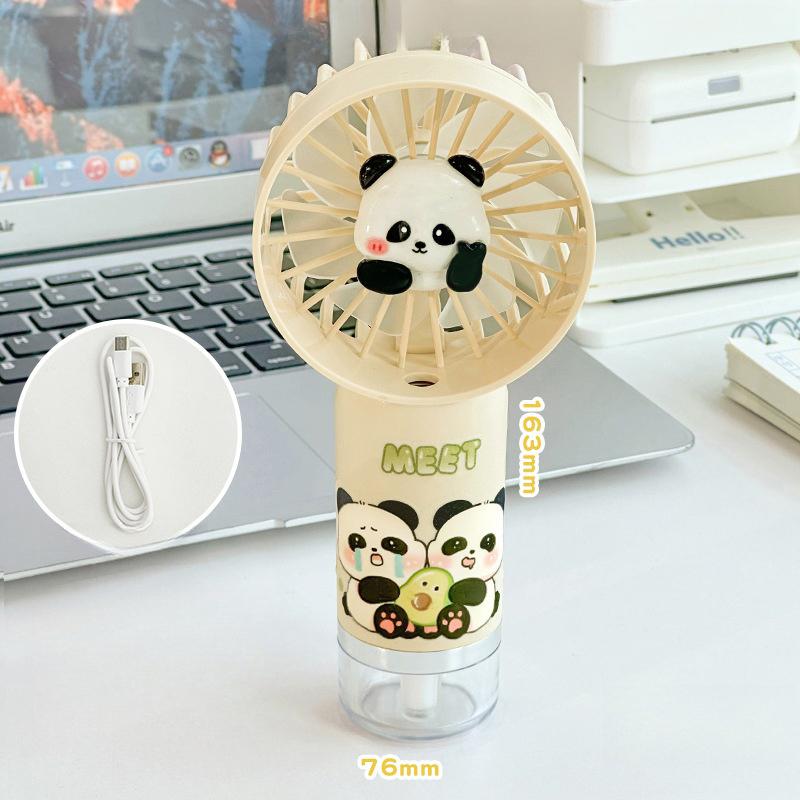 Upgraded Portable Misting Fan, Handheld Personal Mister Fan, Battery Operated Spray Water Mist Fan For Makeup, Travel, Outdoors