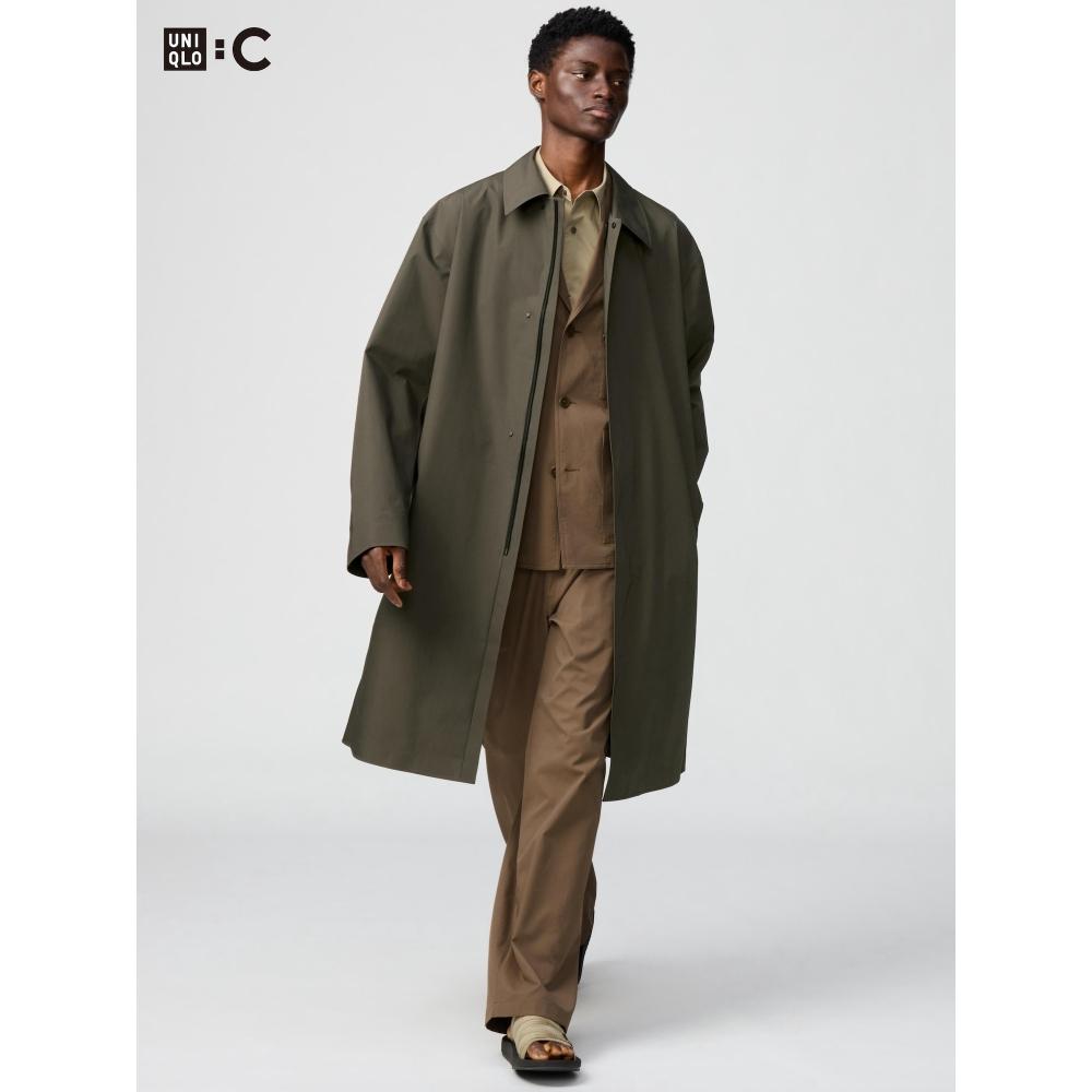 Uniqlo Block Tech Single Breasted Coat