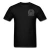 Men T-shirt BUDDHA OUTLINES Black White Cotton Tshirts Crew Neck T Shirt Casual Short Sleeve Tops Tees