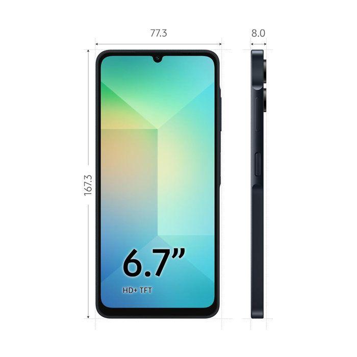 Smartphone - SAMSUNG - Galaxy A06 - 4Go RAM - 64Go - Écran 6,7 Pouces - Double SIM