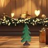 Mini Wooden Christmas Tree Tabletop Decoration Rustic Pine Tree Sign for Desk Mantel Window Shelf Holiday Farmhouse Winter Decor