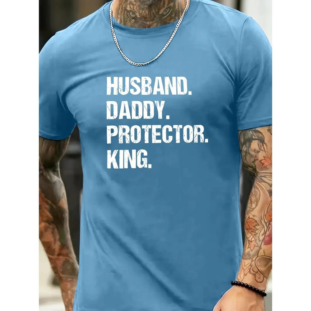 Graphic Print Tee - Soft Slight Stretch Crew Neck Short Sleeve T-Shirt for Men - All-Season Casual Wear for Summer and Beyond