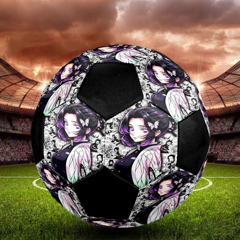 1pc Demon Slayer Soccer Ball Size 5 Indoor Soccer Ball Fashion Colorful Backyard Game - Great For Sports Fans Gift HE18