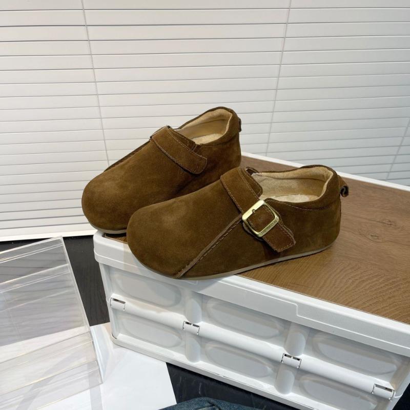 Versatile and comfortable all-inclusive women's winter new lazy one-pedal Doudou shoes