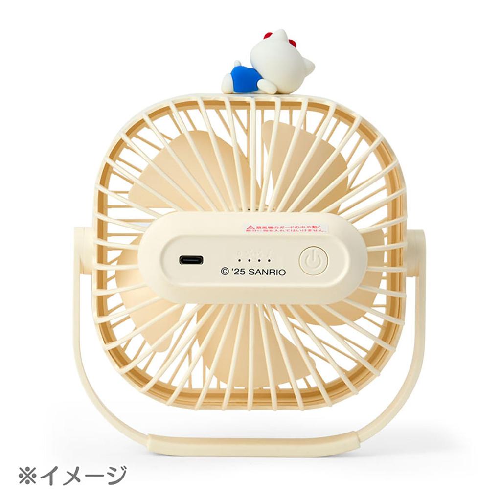 Sanrio My Melody Desk Fan ABS resin Polycarbonate Character part Silicone rubber airflow adjustment Desk Recommended age 15 and up 641979 Body