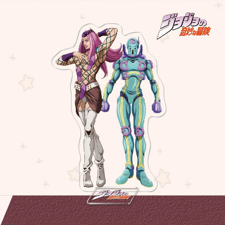 JoJo's Bizarre Adventure Animation Comics Peripheral Toys JOJO Dio Acrylic Stand-Up Sign Anime Action Figure Model Collection