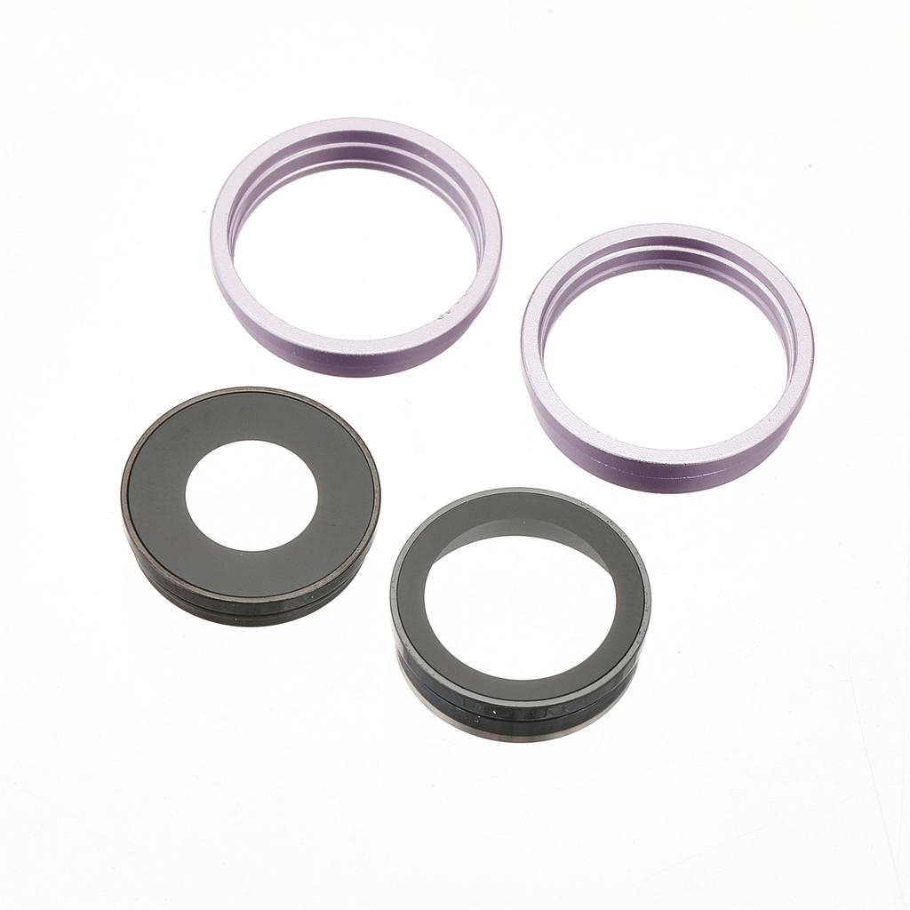 For iPhone 17 OEM Back Camera Lens Ring Cover with Glass Lens (without Logo)