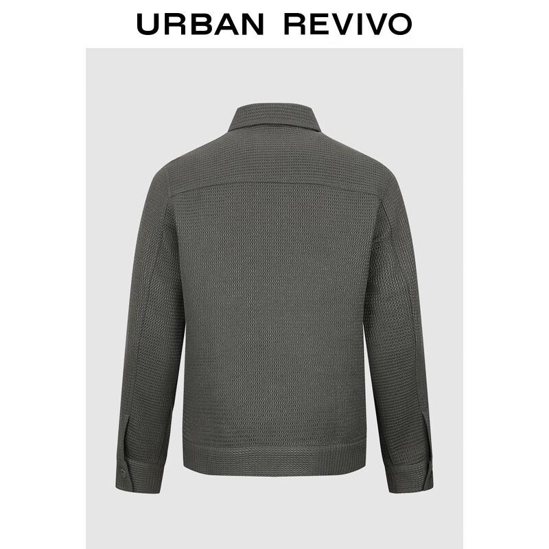 UR2025 Men's Winter Urban Textured Lapel Jacket