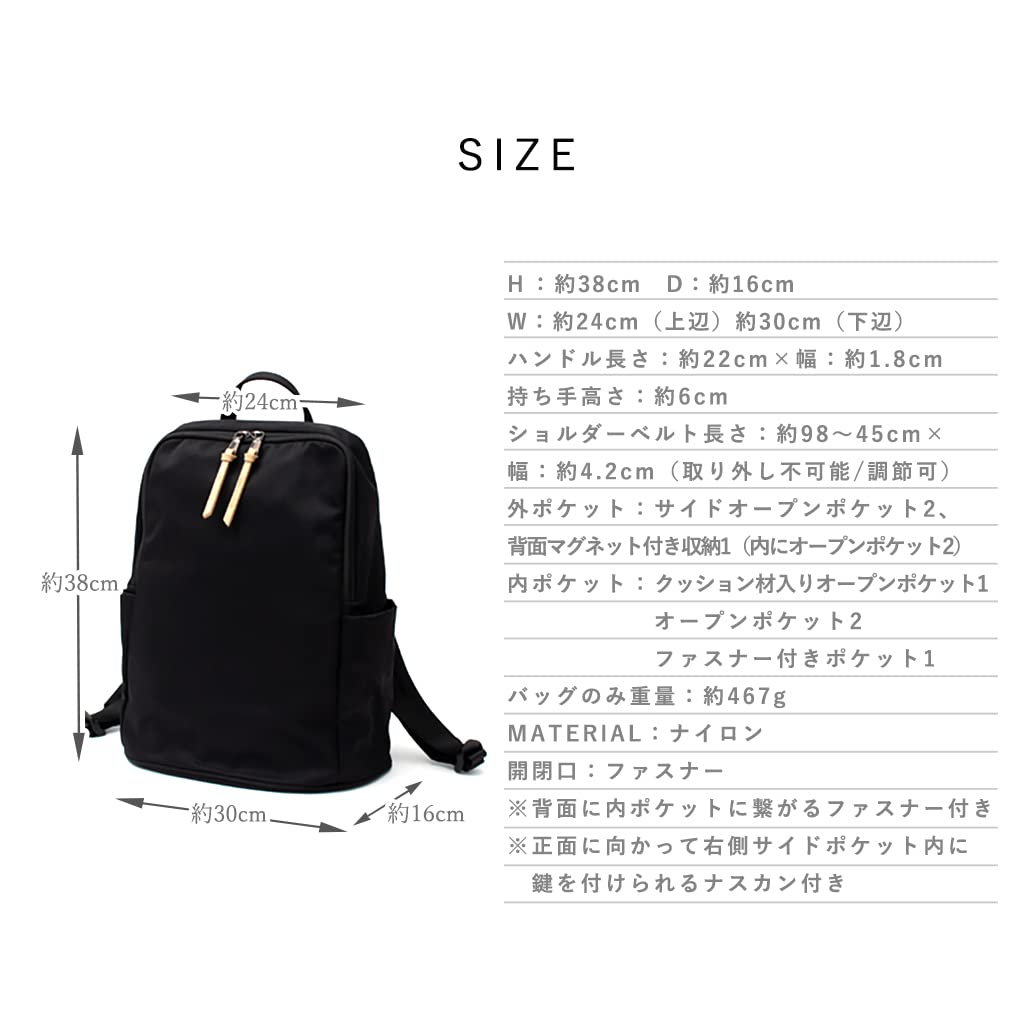 VITAFELICE Women's Multifunctional Nylon Backpack (Large) inb-10035z (Gray)