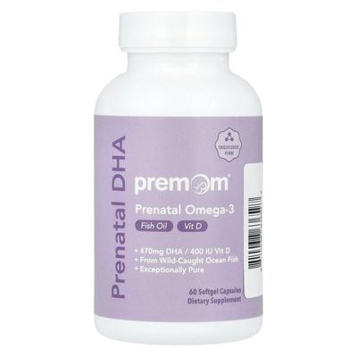 Premom DHA Weichkapseln für Schwangere, 60 Tabletten Premom