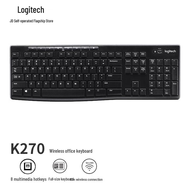 Logitech K270 Full-Size Wireless Office Keyboard