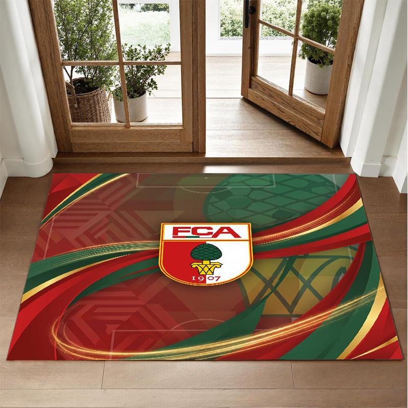 FC Augsburg FC Design Crystal Velvet Rug Soft Decorative Mat for Bedroom Entrance
