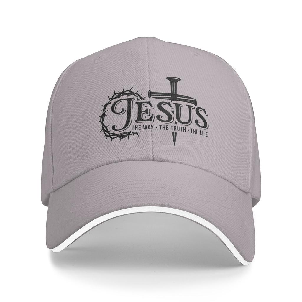 Summer Casual Baseball Cap Jesus Christ The Way The Truth The Life Hip Hop Hats For Couple Women Sunscreen  Baseball Caps