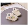 Girls sports shoes new spring and summer children's shoes girls fashion mesh breathable casual shoes embroidery flowers