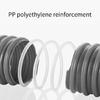 Corrosion Resistant 70cm/100cm PVC Drain Hose Flexible Plumbing Pipe Bendable Pipe for Bathroom & Kitchen Application