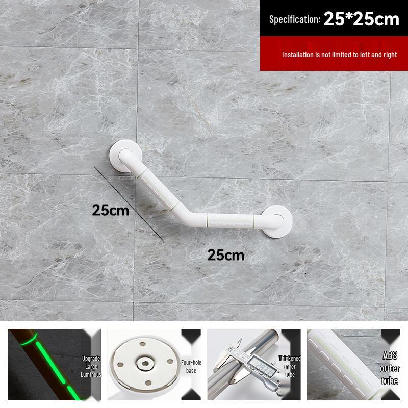 135-Degree Angled Bathroom Safety Grab Bar