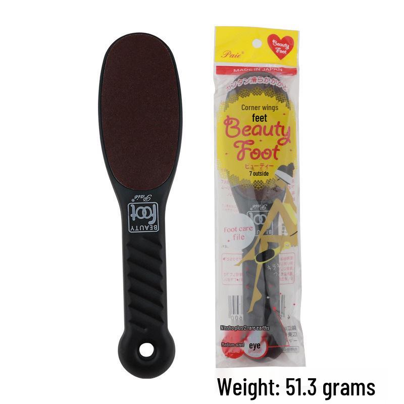 

Двусторонняя японская пилка для ног и скраб для мозолей, ороговевшей кожи и кутикулы